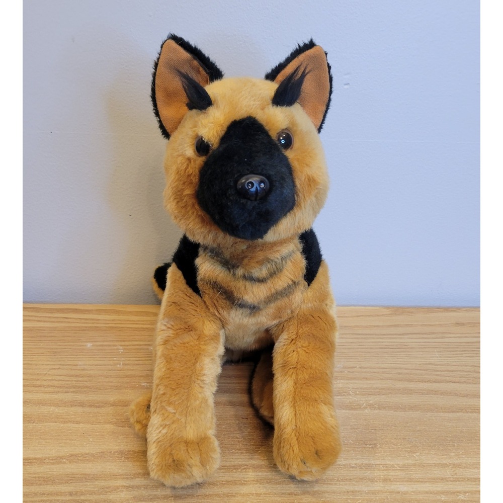 WWF Adoption German Shepherd Plush Stuffed Animal Crime Fighter 18 inch Large